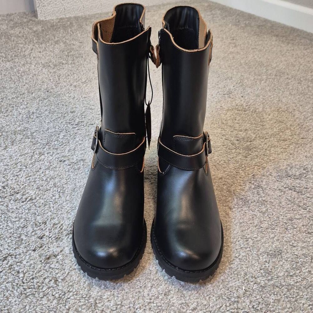 Harley-Davidson Women's Size 10 Lalanne Engineer Riding Boots Black - Picture 2 of 8